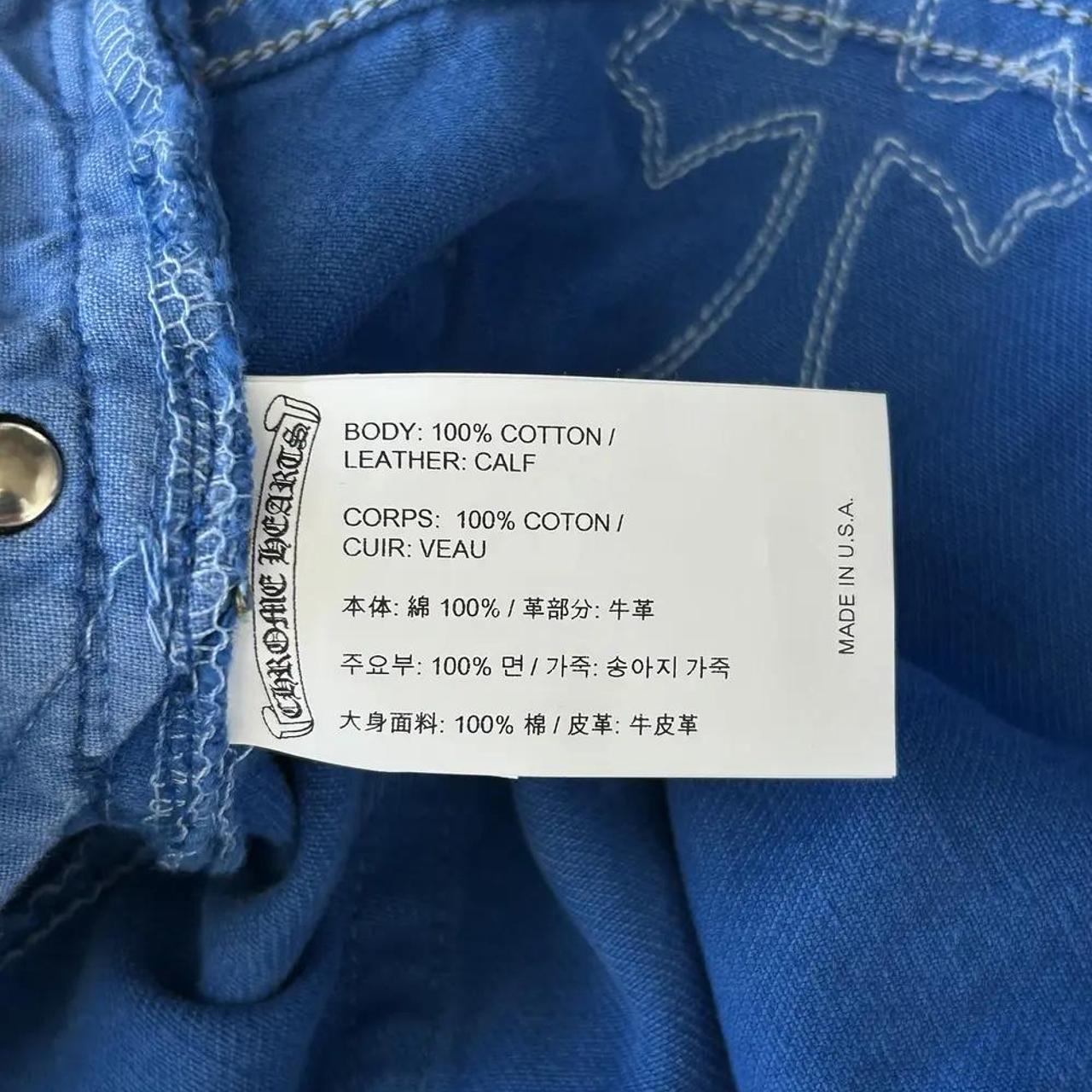 Chrome hearts London Exclusive Levi's 501 Cross Patch Jeans